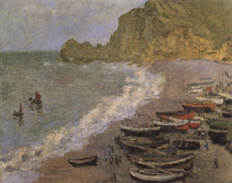 Claude Monet The Beach at Etretat Norge oil painting art